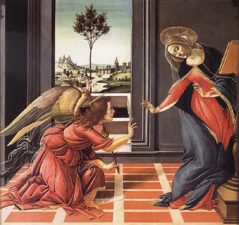 Sandro Botticelli La Anunciacion oil painting picture